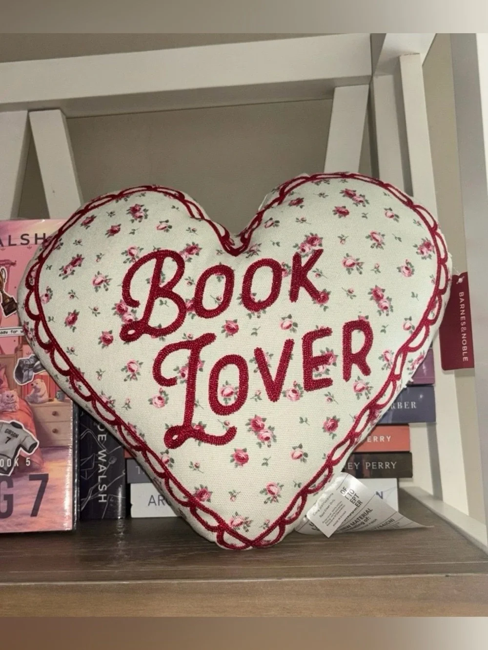 Viral Book Lover Decorative Pillow